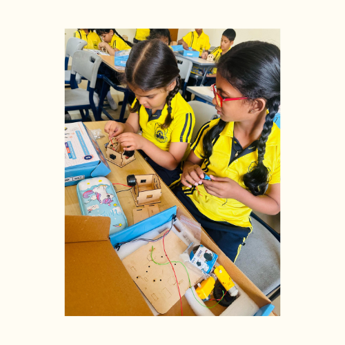 Children Using Robotics Kit1